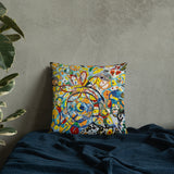 "Colour Spiral" Basic Pillow